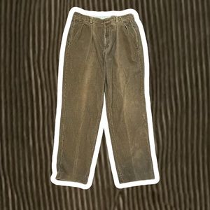 Brown-ish khaki corduroy LL Bean pants